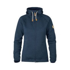 Fjällräven Övik Fleece Hoodie W, Granatowy | 560 | Z. Niebieskie bluzy damskie Fjällräven, bez wzorów, z polaru, bez rękawów, bez kaptura. W wyprzedaży za 749,13 zł.