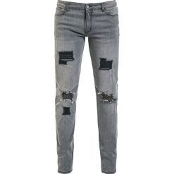 Jeansy męskie: Doomsday Asphalt Cowboy Skinny Jeansy szary