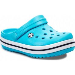 Klapki CROCS - Crocband Kids 10998 Surf/Navy. Niebieskie sandały chłopięce Crocs, z tworzywa sztucznego, bez zapięcia. Za 139,00 zł.