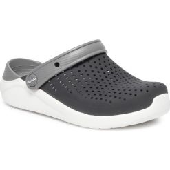 Klapki CROCS - Literide Clog K 205964 Black/White. Czarne klapki damskie Crocs, bez wzorów, z tworzywa sztucznego, bez obcasa. Za 179,00 zł.