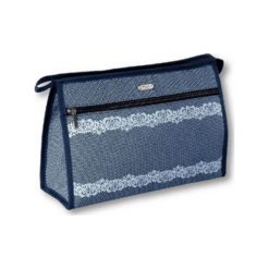 TOP CHOICE Kosmetyczka damska HONEYCOMB (94491) 1szt. Szare topy damskie marki TOP CHOICE, bez wzorów. Za 22,17 zł.