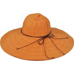 Kapelusz damski Słońce pustyni pomarańczowy (kp2134-2). Pomarańczowe kapelusze damskie marki Art of Polo. Za 36,52 zł.