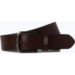 Finshley & Harding - Męski pasek skórzany, brązowy. Brązowe paski męskie Finshley & Harding, w paski. Za 129,95 zł.