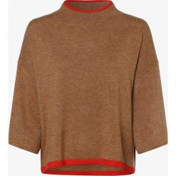Comma - Sweter damski, beżowy. Brązowe swetry damskie comma, bez wzorów, z wełny, bez rękawów, bez kaptura. Za 229,95 zł.