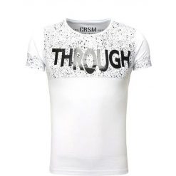 T-shirty męskie: CRSM T-shirt męski biały r. S (16012-1)