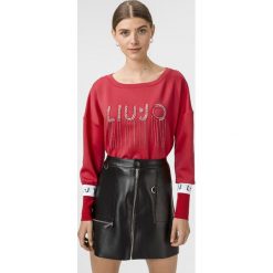Liu Jo Bluza Czerwony. Czerwone bluzy damskie Liu Jo, m, z aplikacjami, z elastanu, sportowe, bez rękawów, bez kaptura. Za 669,95 zł.