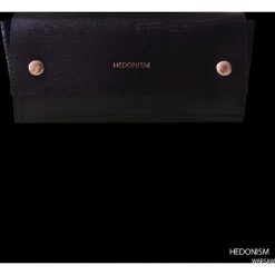 Skórzany portfel 4w1 imitacja skóry węża. Czarne portfele damskie marki Pakamera, ze skóry. Za 350,00 zł.