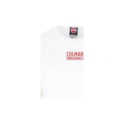 T-shirt Colmar. Białe koszulki damskie Colmar, m, bez wzorów, z włoskim kołnierzykiem, bez rękawów. Za 229,00 zł.