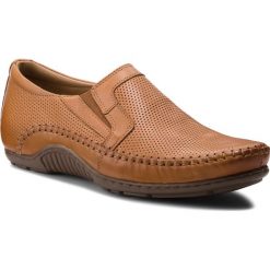 Półbuty LASOCKI FOR MEN - MI07-A688-A489-04 Camel. Pomarańczowe półbuty męskie marki Lasocki For Men, na co dzień, ze skóry. Za 179,99 zł.