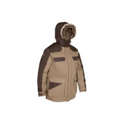 Parka myśliwska Toundra 300. Brązowe kurtki męskie marki CRESSI-SUB, s, z materiału. Za 399,99 zł.