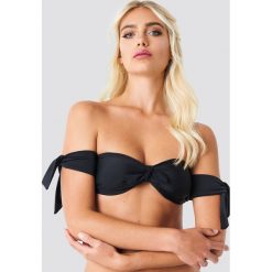 Bielizna damska: NA-KD Swimwear Góra bikini z wiązaniem - Black