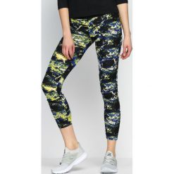 Spodnie damskie: Żółte Legginsy Active Galaxy