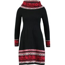 Derhy OCEANIE ROBE Sukienka dzianinowa noir. Czarne sukienki damskie dzianinowe marki Derhy, xl. Za 519,00 zł.