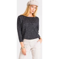 SWETER Patrizia Pepe. Czarne swetry damskie Patrizia Pepe, s, bez wzorów, z tkaniny, bez rękawów, bez kaptura. Za 989,00 zł.