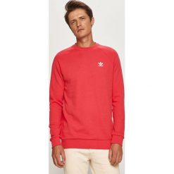 Adidas Originals - Bluza. Różowe bluzy męskie adidas Originals, s, z nadrukiem, z elastanu, z okrągłym kołnierzem, bez rękawów, bez kaptura. Za 199,90 zł.
