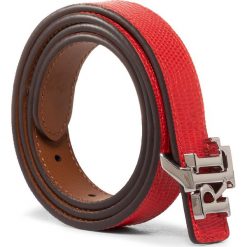Pasek Damski LAUREN RALPH LAUREN - Rev Lrl 20 412774243003 Red/Brn. Czerwone paski damskie Lauren Ralph Lauren, w paski, ze skóry. Za 269,00 zł.