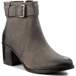 Botki SERGIO BARDI - Cardito FW127258917LK 809. Szare botki damskie na obcasie marki Sergio Bardi, z nubiku. W wyprzedaży za 239,00 zł.