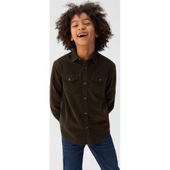 Mango Kids - Koszula dziecięca Mexx 110-164 cm. Zielone koszule chłopięce z bawełny, klasyczne, długie. W wyprzedaży za 49,90 zł.
