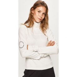 Calvin Klein Performance - Bluza. Czarne bluzy damskie Calvin Klein Performance, s, bez wzorów, z elastanu, bez rękawów, bez kaptura. W wyprzedaży za 329,90 zł.