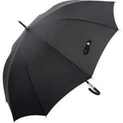 Parasol. Czarne parasole marki Simple, w kratkę. Za 149,90 zł.