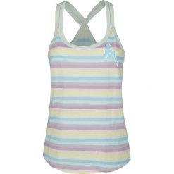 Ariel - Mała Syrenka Pastel Stripe Top damski wielokolorowy. Szare topy damskie Ariel - Mała Syrenka, m, z nadrukiem, z podwójnym kołnierzykiem. Za 54,90 zł.