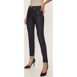 Love Moschino - Jeansy. Niebieskie jeansy damskie Love Moschino, s, bez wzorów, z elastanu. W wyprzedaży za 639,90 zł.