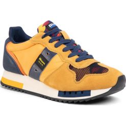 Sneakersy BLAUER - S0QUEENS01/CAM Yellow. Żółte sneakersy męskie Blauer, bez zapięcia. Za 529,00 zł.