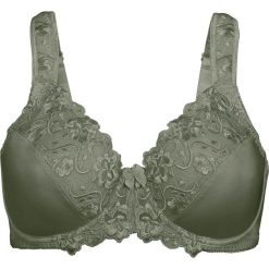 Spódnica maxi bonprix beżowo-niebieski wzorzysty. Brązowe biustonosze bonprix, bez wzorów, maxi. Za 99,99 zł.