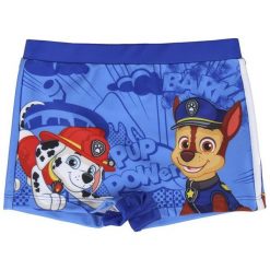 Disney Kąpielówki Chłopięce Paw Patrol 98 Niebieski. Niebieskie bielizna chłopięca Disney, z nadrukiem. Za 33,00 zł.