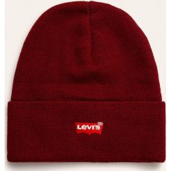 Levi's - Czapka. Brązowe czapki damskie Levi's®, bez wzorów, z dzianiny. W wyprzedaży za 79,90 zł.