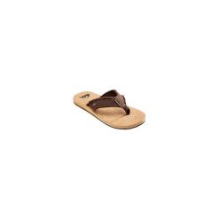 Japonki Monkey Abyss męskie. Brązowe klapki męskie Quiksilver, m, bez wzorów, z bawełny, sportowe, bez kołnierzyka, bez rękawów. Za 149,99 zł.