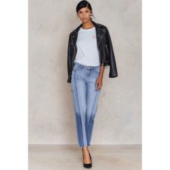 Jeansy damskie: Trendyol Jeansy boyfriend – Blue