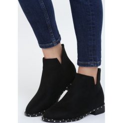 Czarne Botki Make Yourself. Czarne botki damskie saszki marki Born2be. Za 119,99 zł.