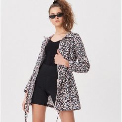 Składana kurtka parka - Różowy. Różowe kurtki damskie Sinsay, s, bez wzorów, bez kaptura. Za 59,99 zł.