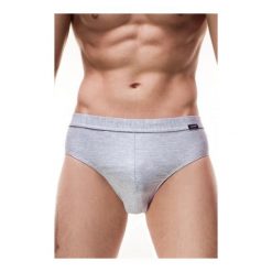 Slipy Authentic 221 Szary melange. Szare slipy męskie Cornette, m, bez wzorów. Za 24,90 zł.