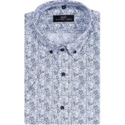 Koszula SIMONE KKGS000009. Białe koszule męskie Giacomo Conti, m, bez wzorów, z bawełny, eleganckie, z kontrastowym kołnierzykiem, bez rękawów. Za 149,00 zł.