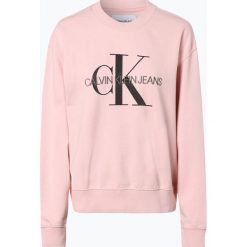 Calvin Klein Jeans - Damska bluza nierozpinana, różowy. Różowe bluzy damskie Calvin Klein Jeans, s, z napisami, z bawełny, bez rękawów, bez kaptura. Za 449,95 zł.