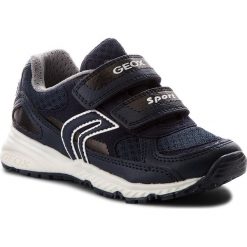 Sneakersy GEOX - J Bernie C J8211C 014AF C4002 M Navy. Niebieskie półbuty męskie Geox, bez wzorów, ze skóry ekologicznej, na rzepy. W wyprzedaży za 199,00 zł.