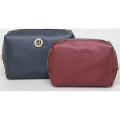 Tommy Hilfiger - Kosmetyczka (2-pack). Niebieskie kosmetyczki damskie TOMMY HILFIGER, bez wzorów, ze skóry ekologicznej. Za 169,90 zł.