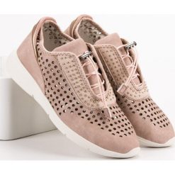 LEKKIE BUTY SPORTOWE. Buty sportowe damskie ACLYS, bez wzorów, ze skóry ekologicznej, sportowe. Za 149,90 zł.
