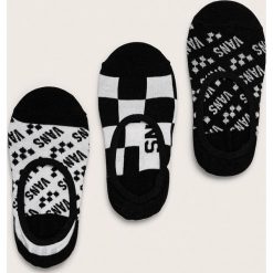 Vans - Stopki (3-pack). Czarne skarpetki damskie Vans, bez wzorów, z elastanu. Za 79,90 zł.
