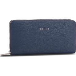 Duży Portfel Damski LIU JO - Xl Zip Around Isola N68174 E0033 Blu Notte 94025. Niebieskie portfele damskie Liu Jo, ze skóry ekologicznej. Za 299,00 zł.