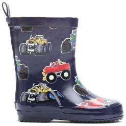 Granatowe Kalosze Boy'sTruck. Niebieskie kalosze chłopięce Born2be. Za 29,99 zł.