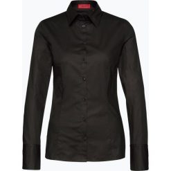 HUGO - Bluzka damska – Etrixe1, czarny. Czarne bluzki damskie marki HUGO, bez wzorów, z bawełny, eleganckie, bez kołnierzyka, bez rękawów. Za 399,95 zł.