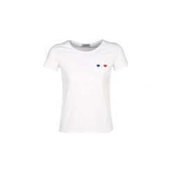 T-shirty z krótkim rękawem Yurban kULIA. Białe t-shirty damskie Yurban, s, bez wzorów, bez kołnierzyka. Za 87,20 zł.