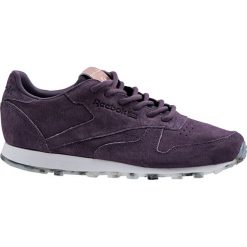Reebok Classic Leather Shimmer BD1520. Fioletowe buty sportowe damskie Reebok, bez wzorów, ze skóry, sportowe, reebok classic. W wyprzedaży za 229,99 zł.