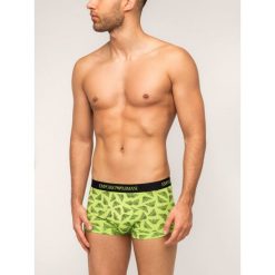 Bokserki Emporio Armani Underwear 111389 9A506 09682. Zielone bokserki męskie Emporio Armani Underwear, bez wzorów, z elastanu. W wyprzedaży za 119,00 zł.