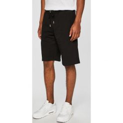Versace Jeans - Szorty. Czarne spodenki i szorty męskie Versace Jeans, s, bez wzorów, z bawełny, casualowe. W wyprzedaży za 299,90 zł.