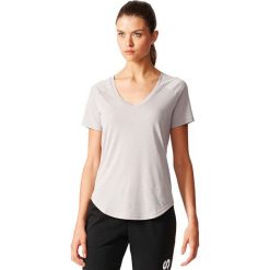 Adidas Koszulka Image Tee szary r. M. Szare topy sportowe damskie marki Adidas, m. Za 84,90 zł.