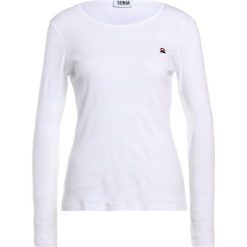 Bluzki asymetryczne: Sonia by Sonia Rykiel OPENWORK Bluzka z długim rękawem white